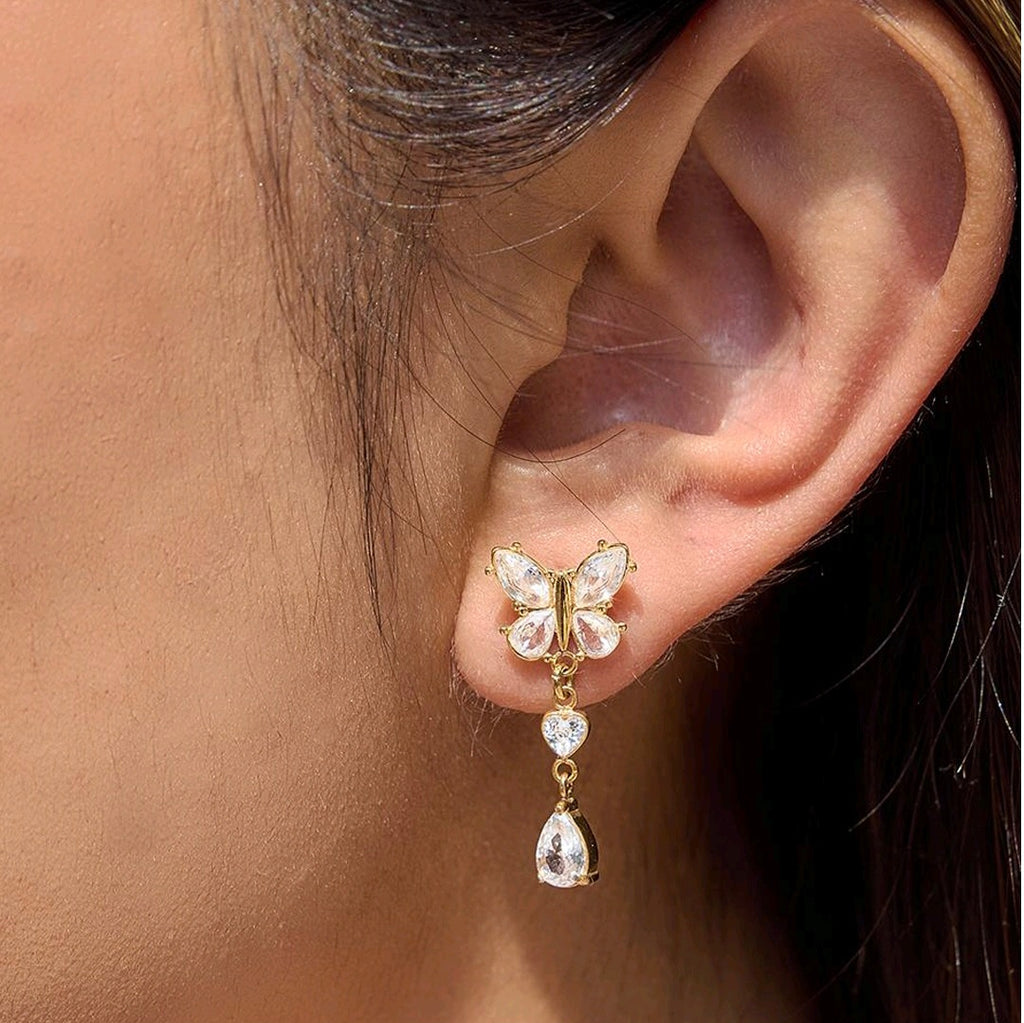 Studded Flutter - Earrings