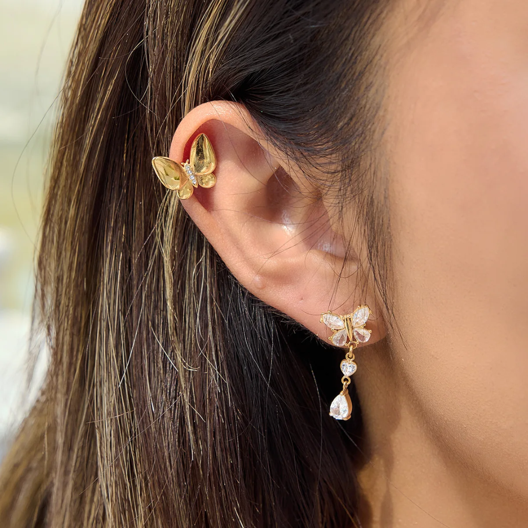 Golden Flutter - Earrings