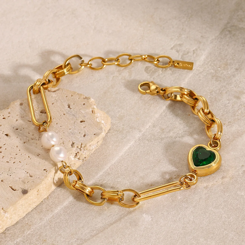 Emerald Heart - Bracelet