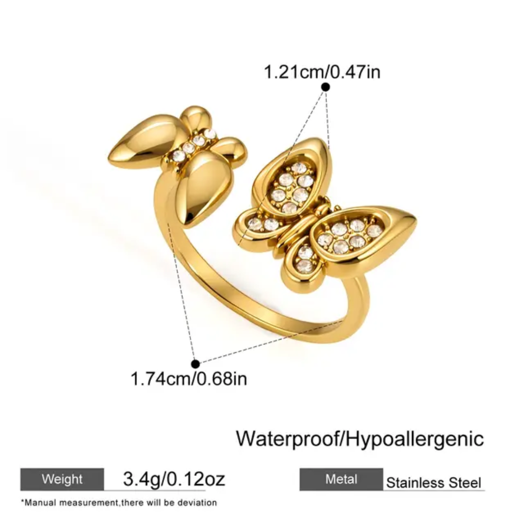 Duo Butterfly - Ring