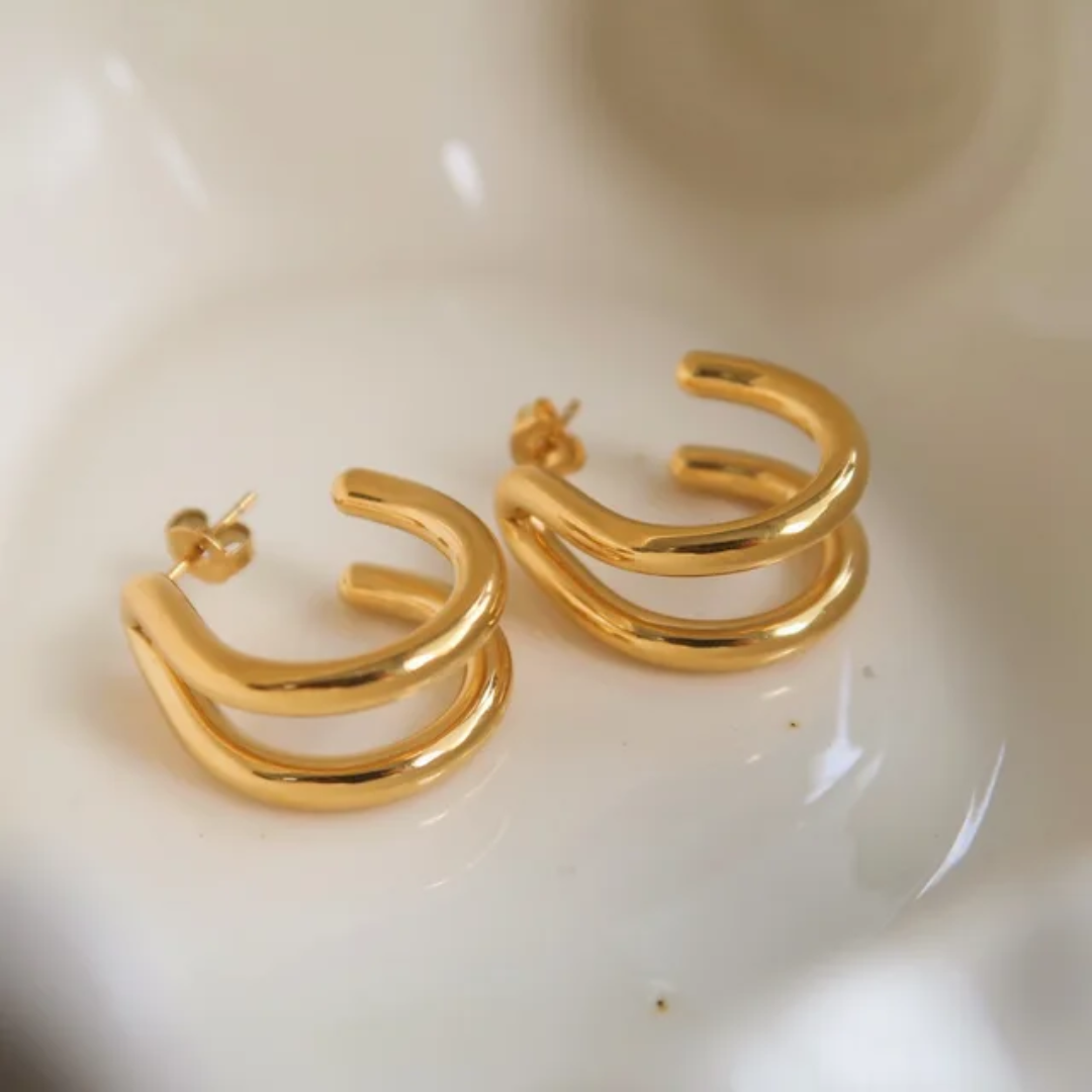Duo Hoops - Earrings