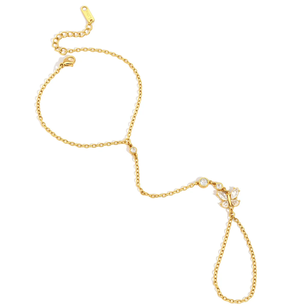 Golden Flutter - Hand Chain