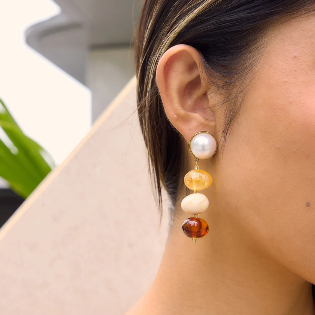 Brown Sands - Earrings
