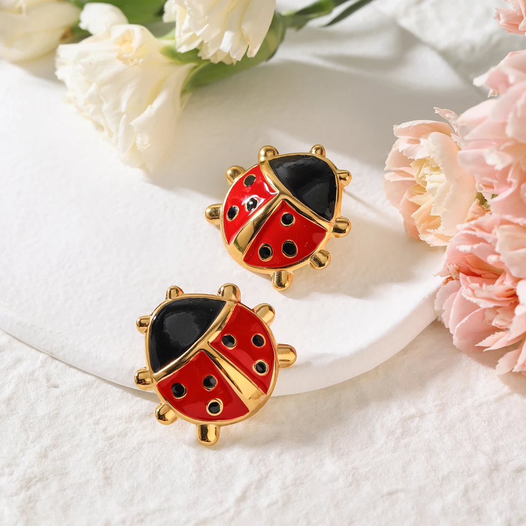 The Ladybug - Earrings