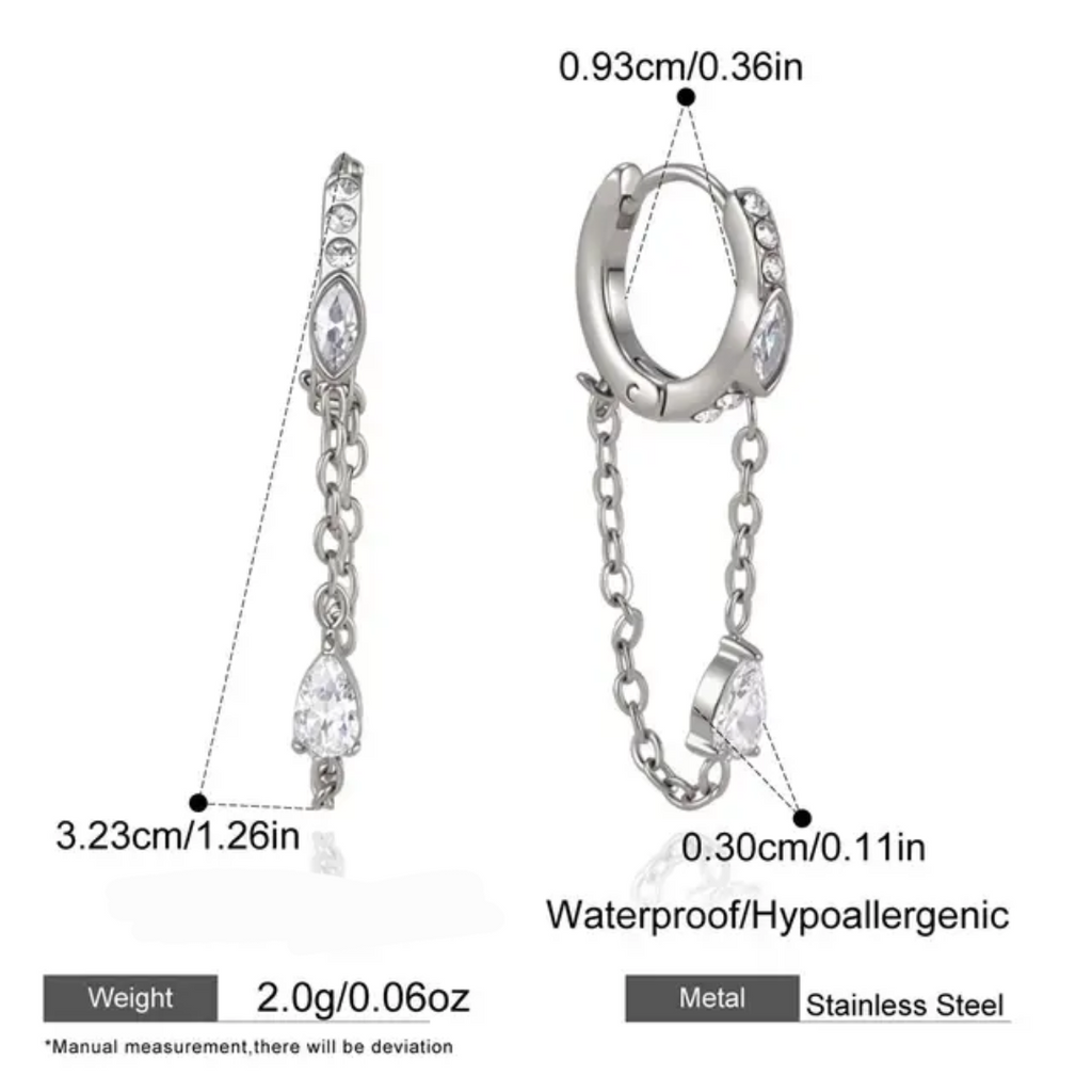 Silver Summer Hoops - Earrings