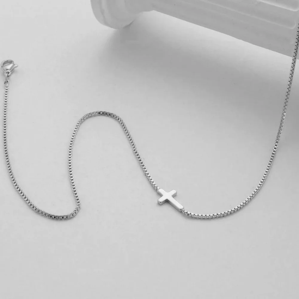 The Cross - Silver Necklace