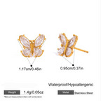 Mini Studded Flutter - Earrings