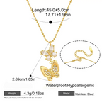 Duo Butterfly - Necklace