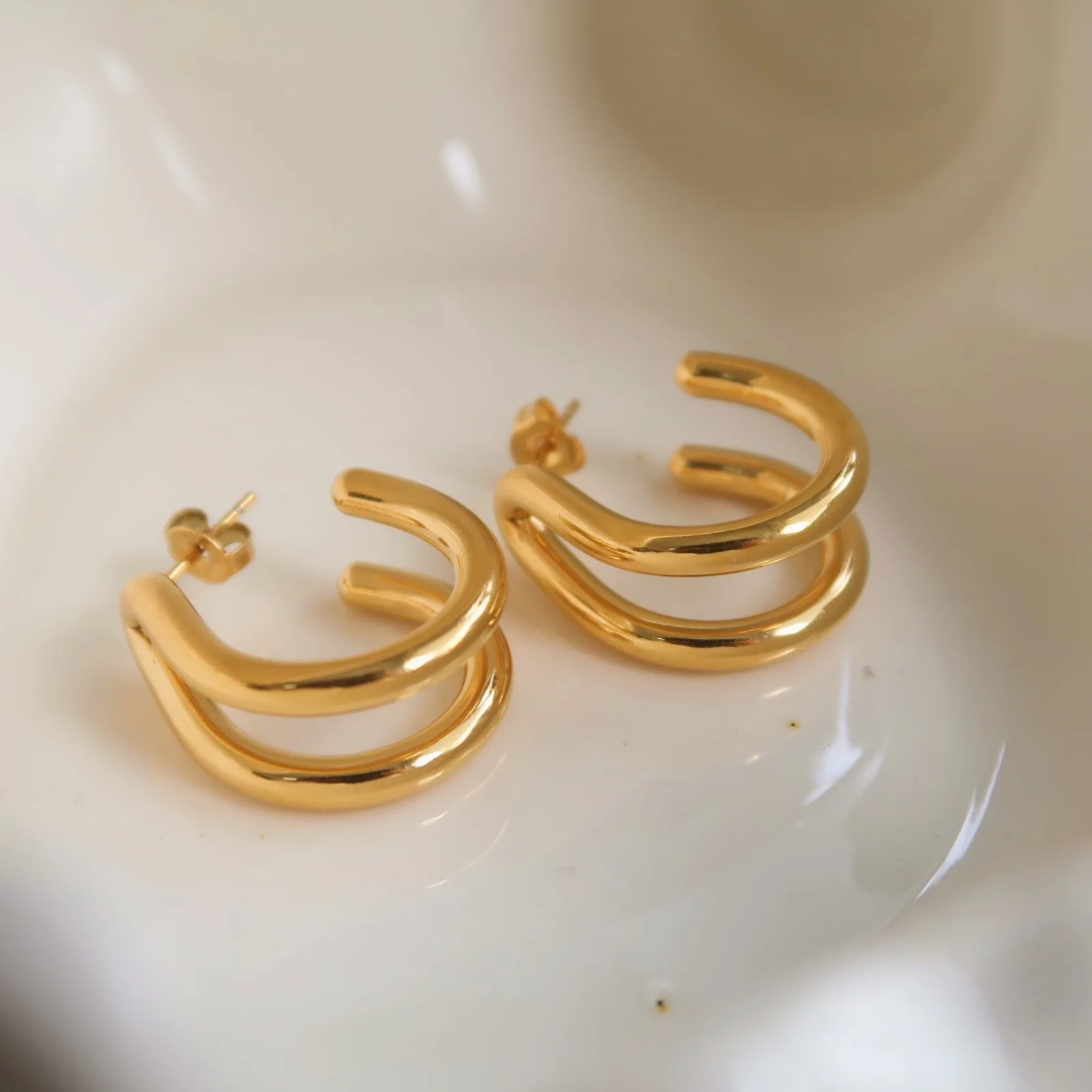 Duo Hoops - Earrings