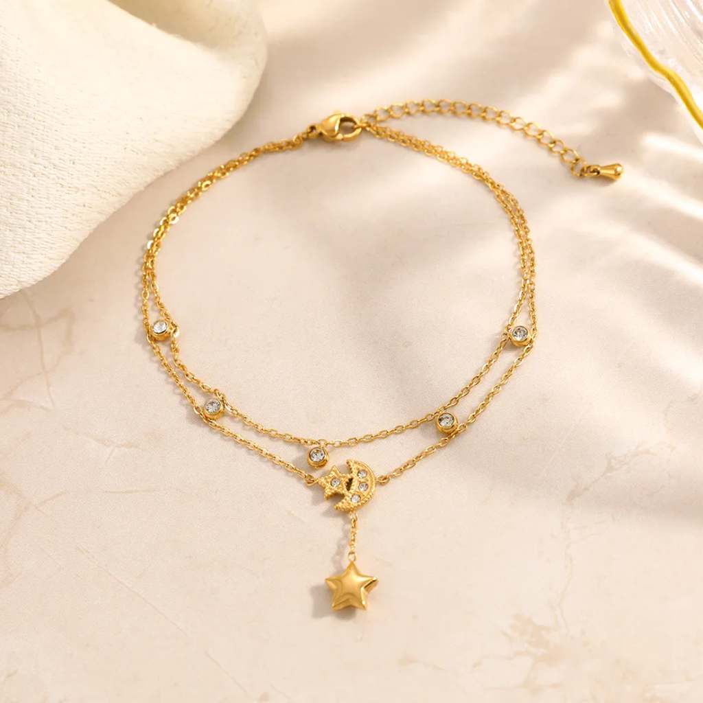 Galaxy - 2 Layers Anklet