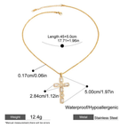 Cross & Rope - Necklace