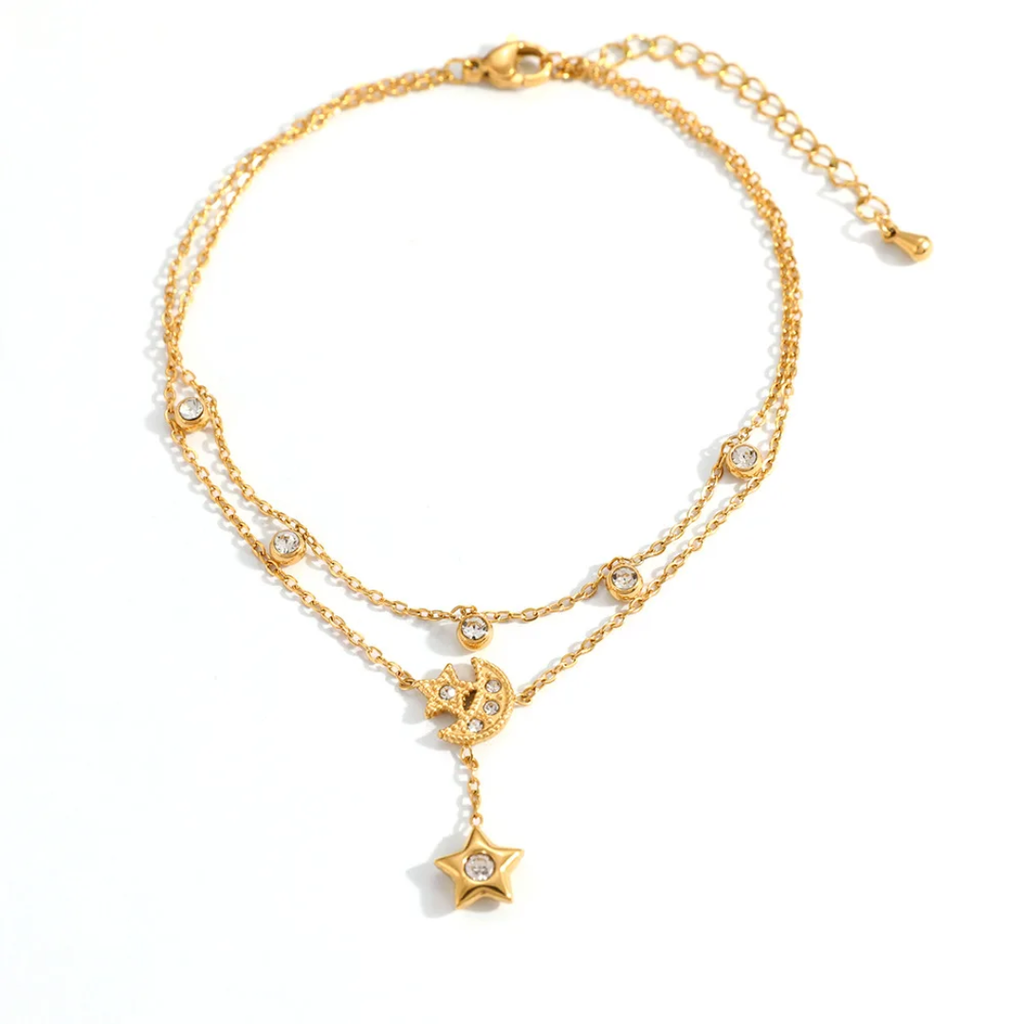 Galaxy - 2 Layers Anklet