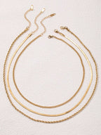 Elegant - Set of 3 Necklaces