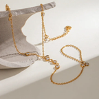 White Gems - Hand Chain