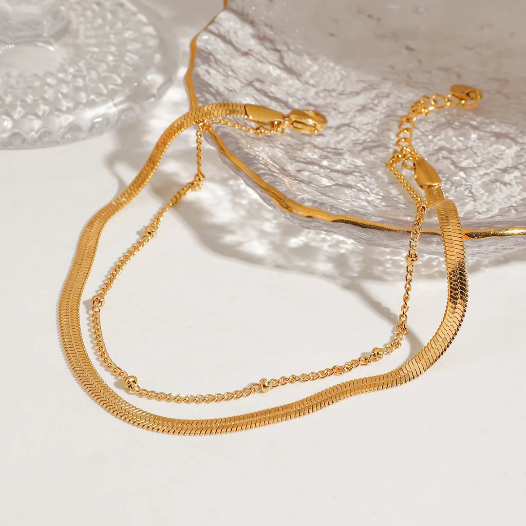 Classy - 2 Layers Anklet