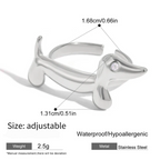 Puppy - Silver Ring