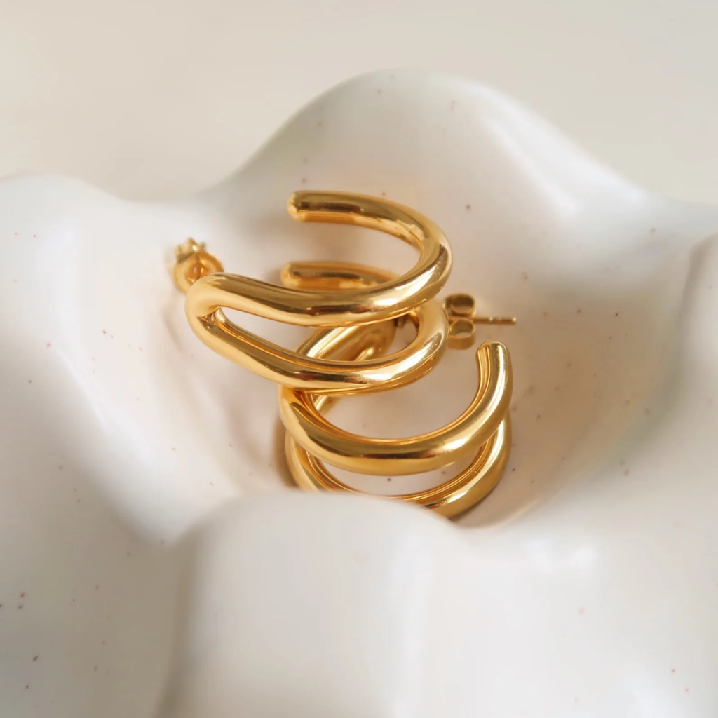 Duo Hoops - Earrings