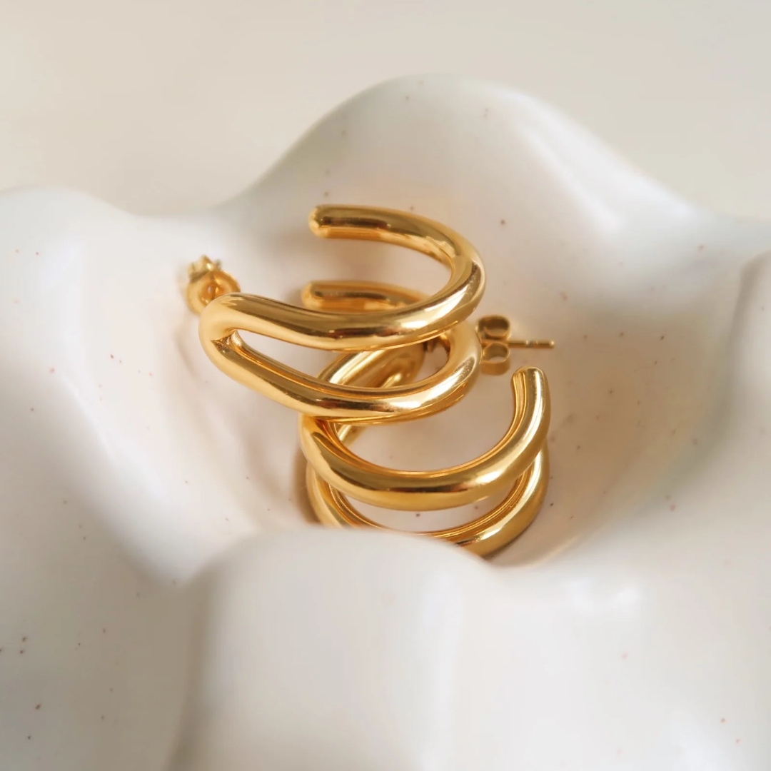 Duo Hoops - Earrings