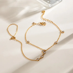 White Gems - Hand Chain