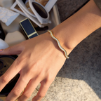 Studded Waves - Bangle