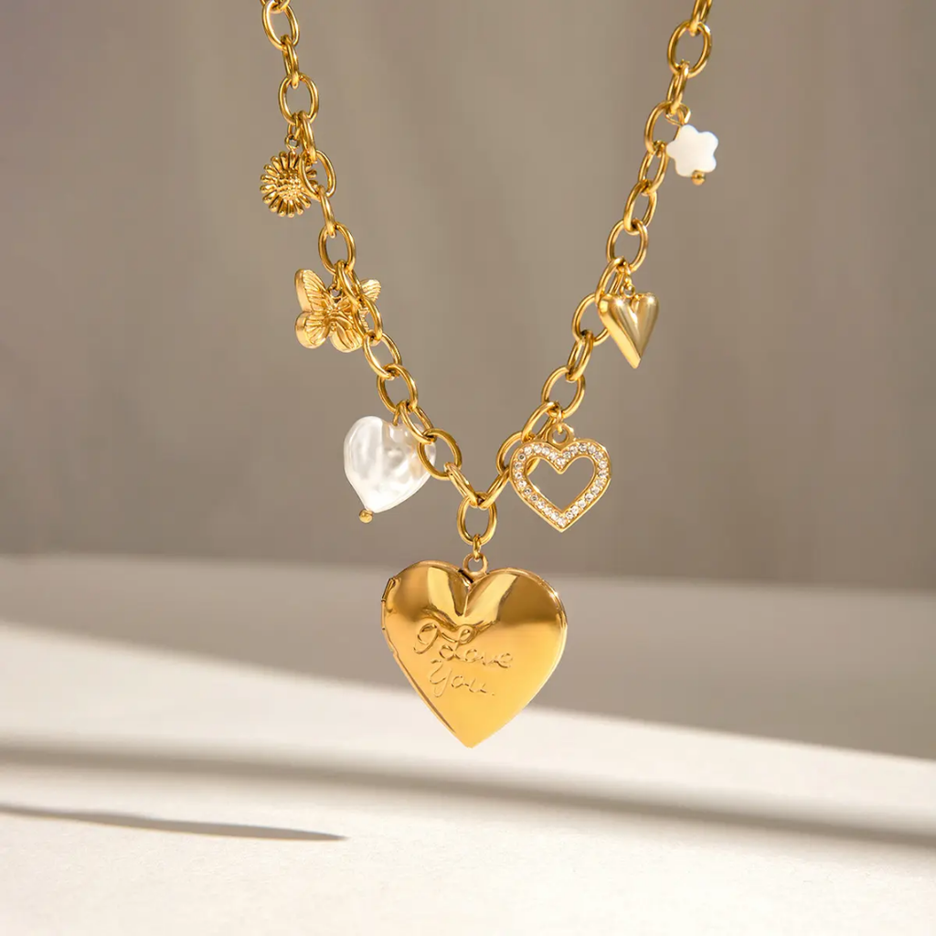 I Love You - Charm Necklace