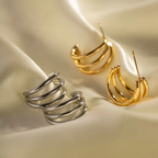 Mini Trio - Silver Earrings
