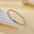 Geometry - Silver Bangle