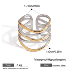 Nest - Gold & Silver Ring