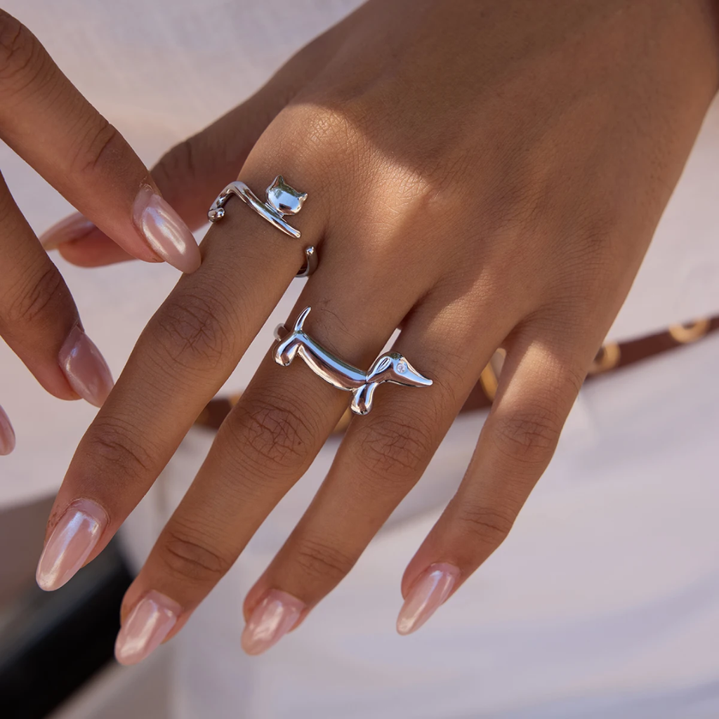Kitten - Silver Ring