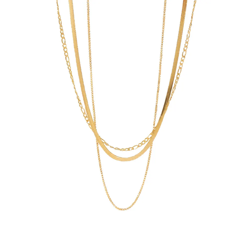 Elegant Shine - 3 Layers Necklace