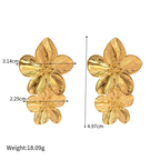 Double Blossom - Earrings
