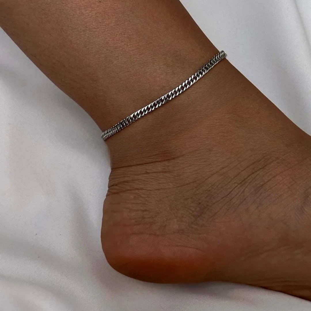 Delicate - Silver Anklet