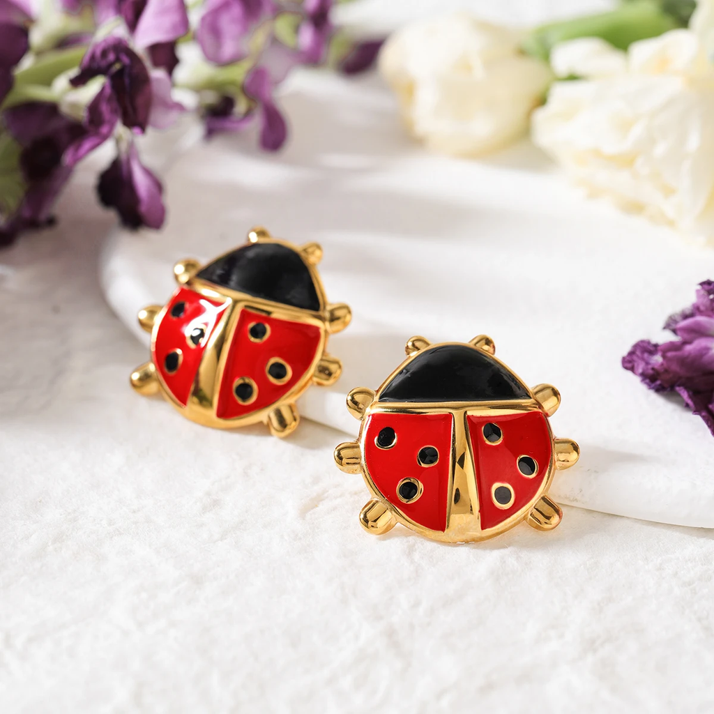 The Ladybug - Earrings
