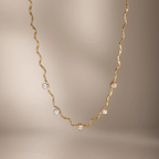 Studded Waves - Necklace