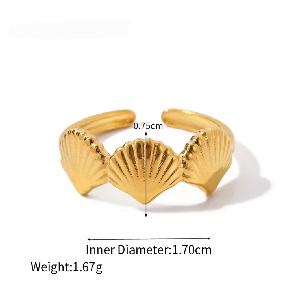 Trio Shells - Ring