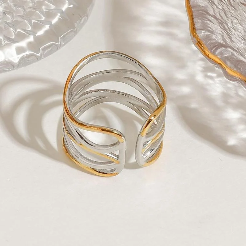 Nest - Gold & Silver Ring