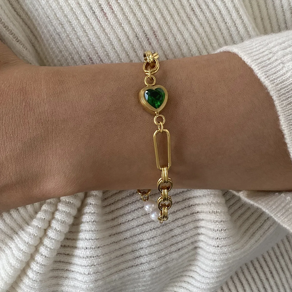 Emerald Heart - Bracelet