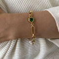 Emerald Heart - Bracelet