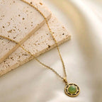 The Green Flake - Necklace