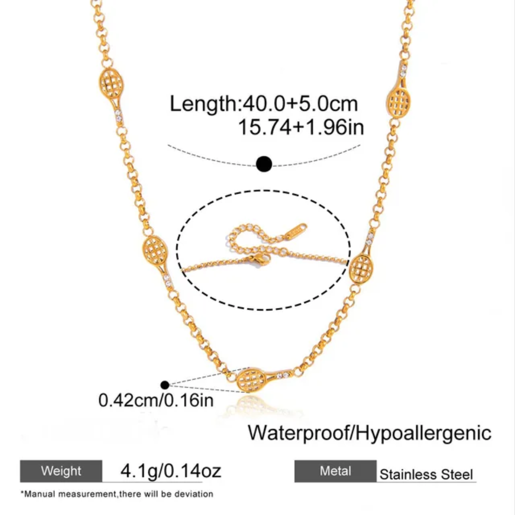 Mini Rackets - Necklace
