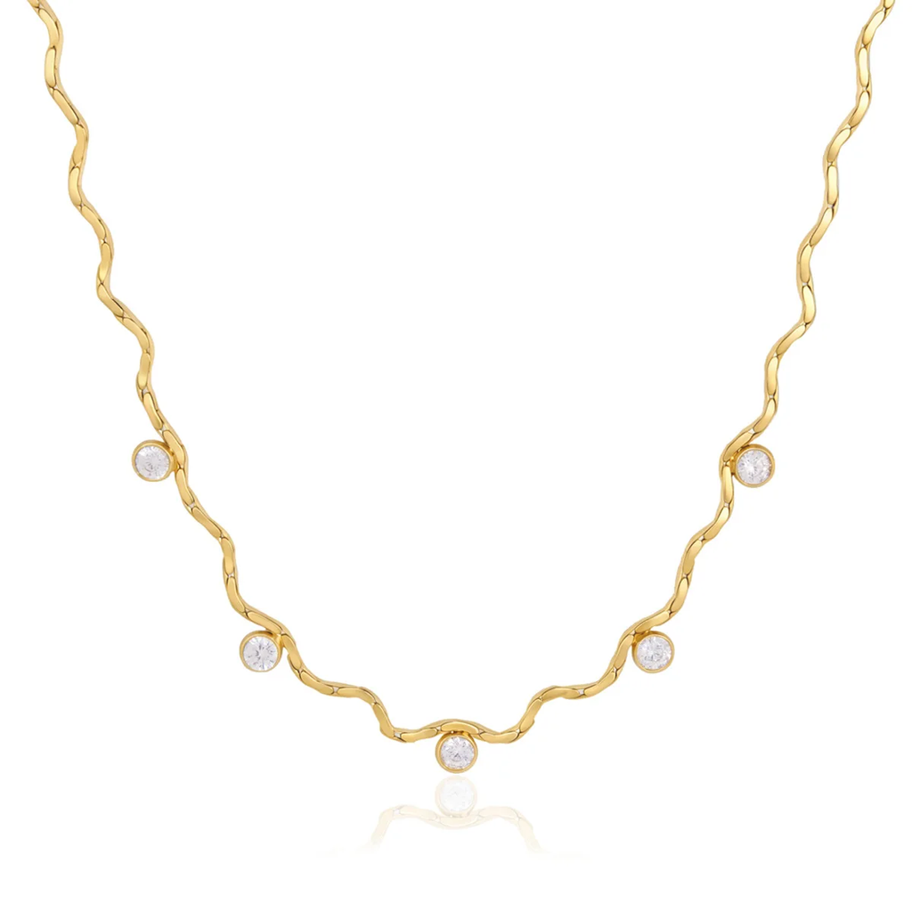 Studded Waves - Necklace