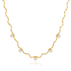 Studded Waves - Necklace