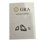 Moissanite Sterling Silver Tennis Bracelet - GRA Certified