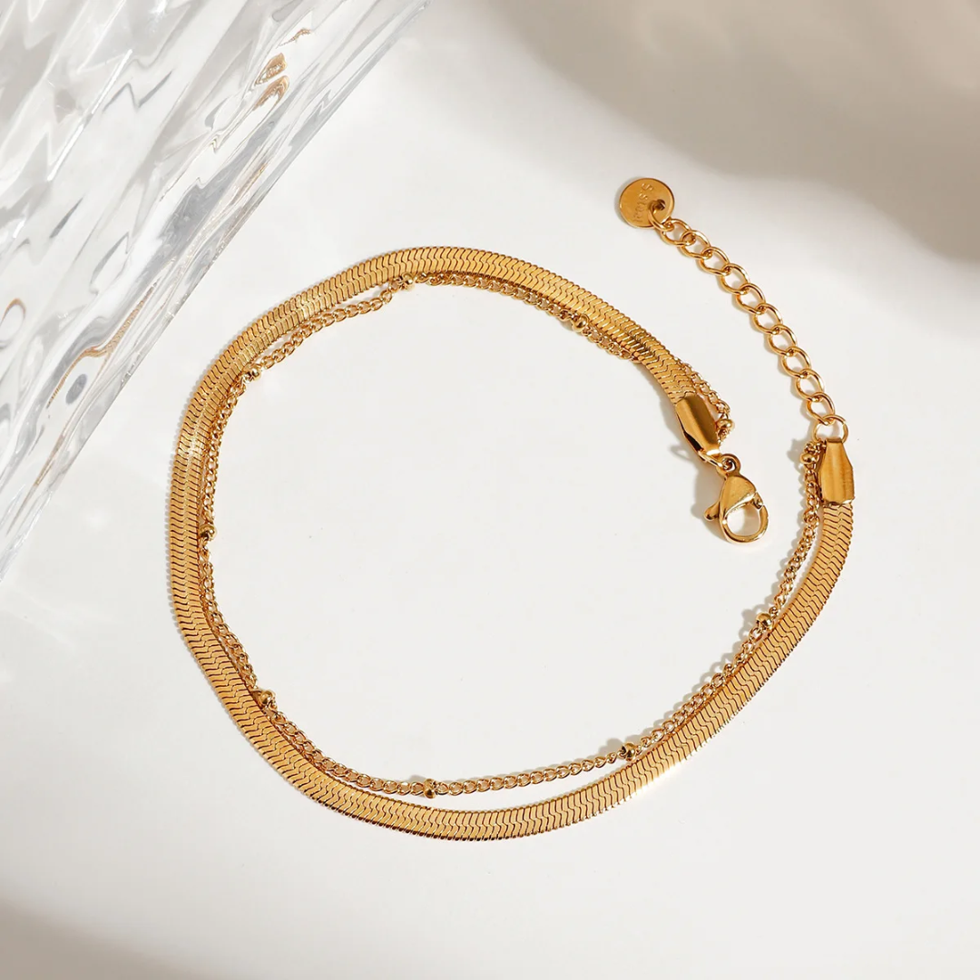 Classy - 2 Layers Anklet