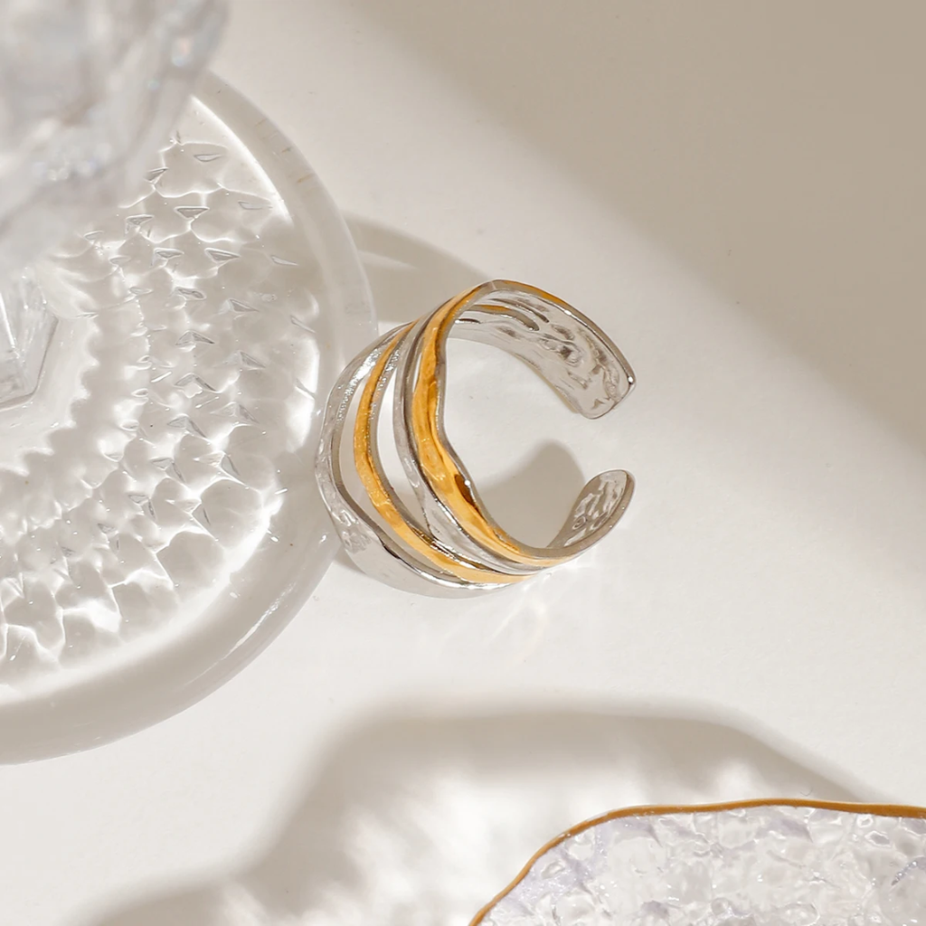 Layered - Gold & Silver Ring